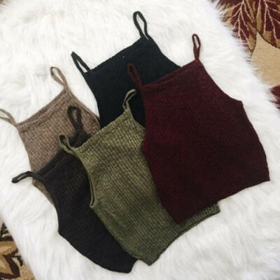 

Women Crochet Lace Vest Crop Top Knitted Bra Boho Beachwear Bikini Tank Holiday