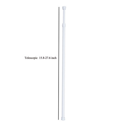 

Siaonvr Spring Loaded Extendable Telescopic Net Voile Tension Curtain Rail Pole Rod Rods