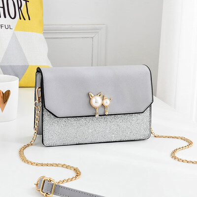

Ms Chun Xias new fashionable Korean version of Baitao ladiesbags with one shoulder&inclined bags ins