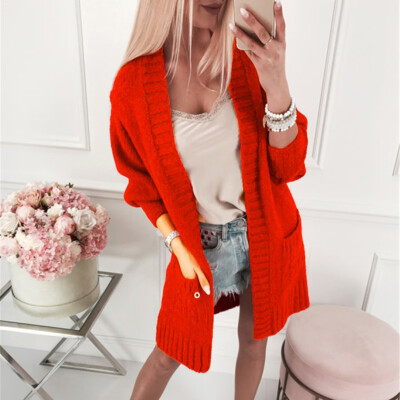 

〖Follure〗Women Sexy Knitwear Pocket Sweater Camisole Fashion Cardigan Smock Coat Top