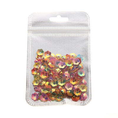 

400pcs 3D Colorful Flower Glitter Nail Art Charm Shining Nail Decoration