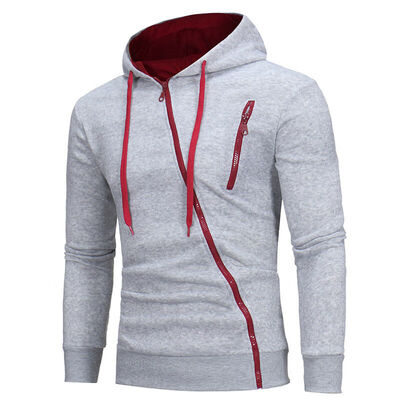 

Fashion Mens Long Sleeve Hoodie Sweatshirt Coats Zip Up Jacket Hooded Jumper Top