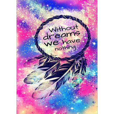 

5D DIY Full Drill Diamond Painting Dreamcatcher Cross Stitch Embroidery Kit