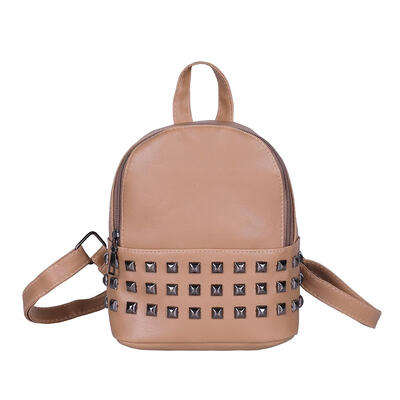 

Fashion Rivet Backpack Women PU Leather Casual Girls Shoulder Schoolbags