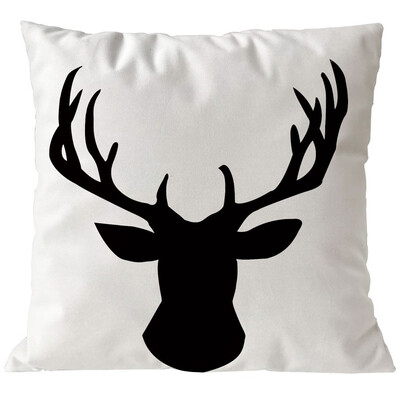 

Tailored Merry Christmas Pillow Cases Linen Sofa Cushion Cover Home Decor Pillow Core