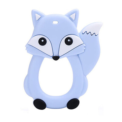 

Tailored Cartoon Foxes Infant Baby Teether Silicone Pacifier Soother Teething Toy Pendant