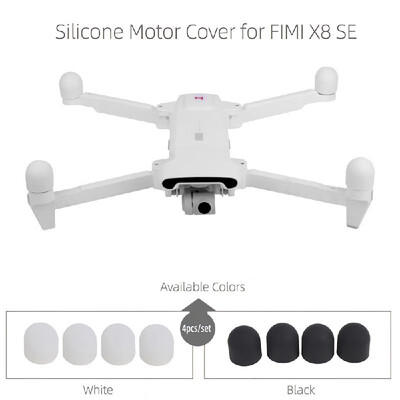 

4Pcs Motor Protective Cover Silicone Guard Cap Motor Protector Cover for FIMI X8 SE Drone Accessories