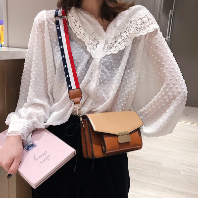 

Qiao Bani 2019 new fashion trend European&American style wild hit color bag shoulder diagonal female bag cross-border exclusive