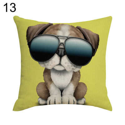 

Cute Animal Elephant Dog Throw Pillow Case Cushion Cover Sofa Bedding Articles