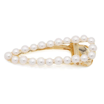 

Korean Pearl Hair Clip for Women Elegant Barrette Hairpin Hair Styling Gift