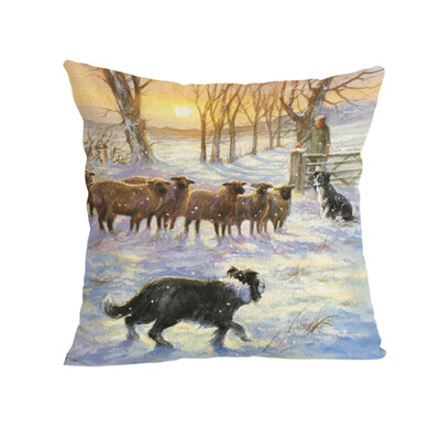 

Tailored Merry Christmas Pillow Cases Soft Sofa Cushion Cover Home Decor Pillow Core