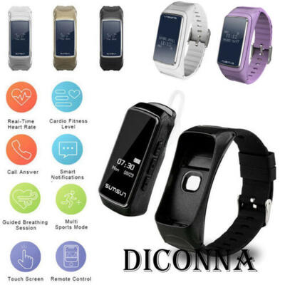 

B7 Smart Watch Blood Pressure Heart Rate Monitor Waterproof Fitness Tracker UK