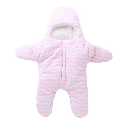 

Baby Sleeping Bag Sea Star Stripe Winter Warm Newborn Stroller Swaddle Wrap