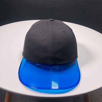 

Pepe Hat Female Joker Chao transparent brim baseball cap Korean version of street outdoor sun visor Cap in summer