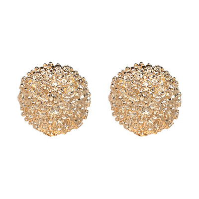 

AOTEMAN UNISEX statement metal earrings for women 2019 NEW ARRIVAL vintage party jewelry ZA gold color big stud Earrings