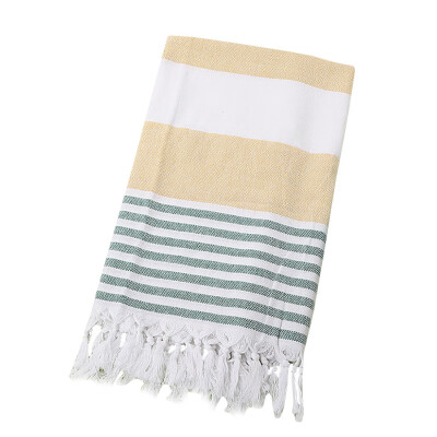 

Toponeto Turkish Cotton Bath Beach Spa Sauna Yoga Fringed Jacquard Towel