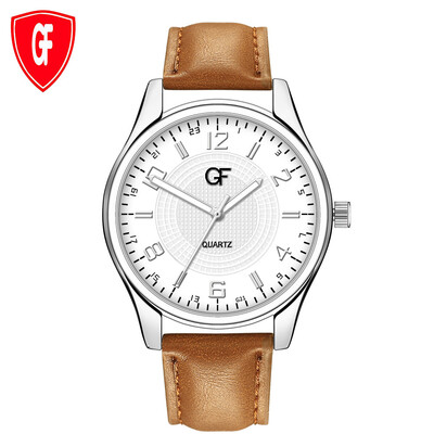 

Gobestart Hot Man Leather Watch Whatever Late Anyway Letter Watches New Pointer glow