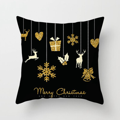 

Christmas Pillow Case Polyester Sofa Throw Cushion Cover Home Decor New