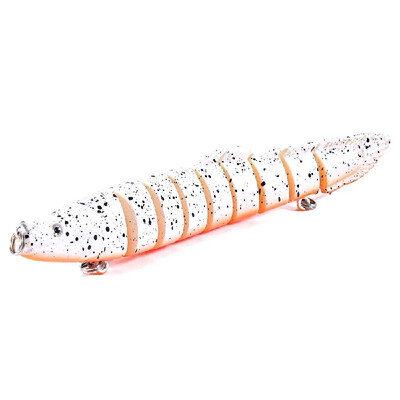 

14cm 214g Lifelike Multi-jointed 9-segment Artificial Hard Bait Fishing Lure Swimbait Crankbait Fish Treble Hook Tackle