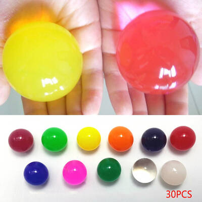 

30PCS Big Crystal Soil Mud Water Beads Kids Toys 10-12mm Childhood Memory Funny Plays Sea Baby