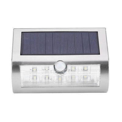 

9LED Solar Motion Sensor Wall Light Outdoor Waterproof Garden Security Lamp