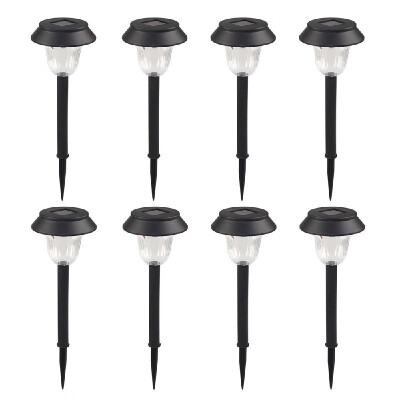 

2 Pack Solar Garden Lights Outdoor White LED Pathway Lamp Garden Decoration Landscape Lighting for Patio Lawn Yard Walkway