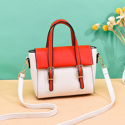 

Contrast style Korean version of the female bag fresh shoulder slung small bag 2019 new fashion handbag