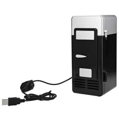 

2 in 1 Mini USB Refrigerators Portable Beverage Drink Cans Cooler Warmer