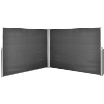 

Retractable Side Awning 71"x236" Black