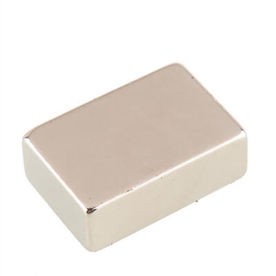 

1x Super Strong Block Magnets 30mm x 20mm x 10mm Rare Earth Neodymium N35 Grade Color Silver