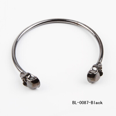 

1Pcs Alloy Skull Punk Open Gothic Rock Hand Cuff Bangle Bracelet
