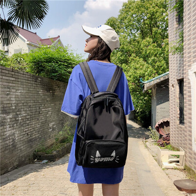 

Bf ancient feeling simple Joker backpack female shoulder bag female Korean high school shoulder bag female fashion