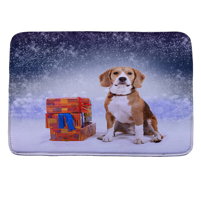 

〖Follure〗Christmas HD Printed Non-Slip Bath Mat Absorbent Home Decor A