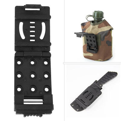 

Greensen 2 Pcs Multifunction Outdoor Camping Belt Clip for K Sheath Scabbard Waist Clamp Hiking Tool