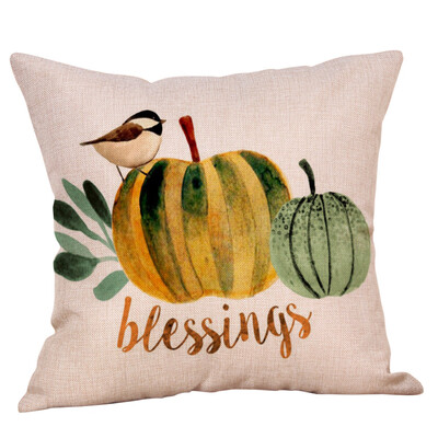

Siaonvr Halloween Home Car Bed Sofa Decorative Letter Pillow Case Cushion Cover