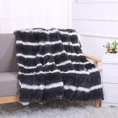 

Toponeto Large Soft Warm Shaggy Faux Fur Throw Blanket Sofa Double King Bed Blanket