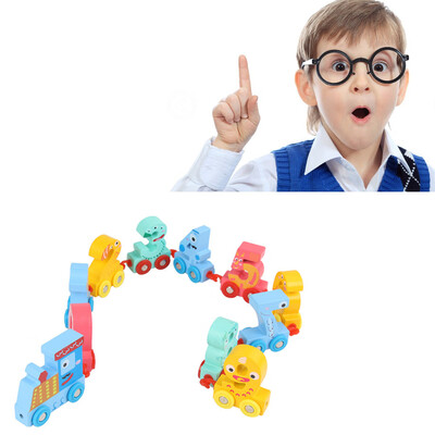

YIWULAWooden Alphabet train Educational Developmental Baby Kids Training Toy