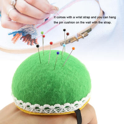 

Greensen 2pcs DIY Craft Needle Handcraft Pin Cushion Holder Sewing Kit Pincushions with Strap