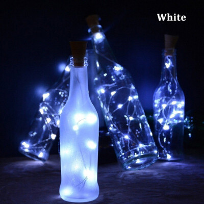 

Red Wine Stopper for Christmas Party Dinner Solar Energy LED light Cork Wine Stopper Christmas Halloween Party Decor Ornament