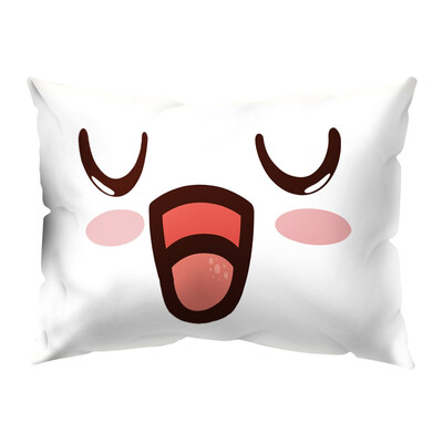 

〖Follure〗Naughty Expression Soft Peach skin Throw Pillow Pillow Cover 30x50cm Home Decor