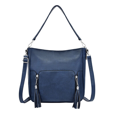 

Tailored Fashion Women Zipper Pure Color Leather Handle Bag Messenger Bags Crossbody Bags