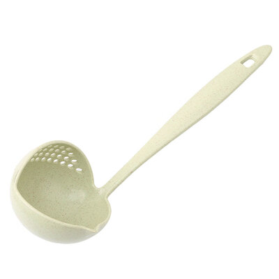 

2 in 1 Long Handle Soup Spoon Home Strainer Cooking Colander Kitchen Scoop Ladle Tableware Kitchen Gadgets Supplies