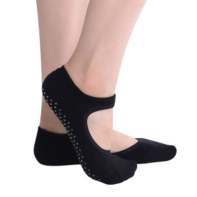 

Yoga Socks Non Slip Skid Pilates Ballet Barre Yoga with Grips Cotton for Women