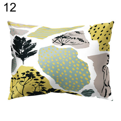 

Pillow Case Little Tree Pond Pattern Cushion Cover Home Office Car Decoration