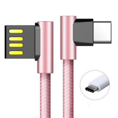 

ROCK  Flexible Metal Fast USB Type C Charging Cable For Type C Cable Charger For Samsung