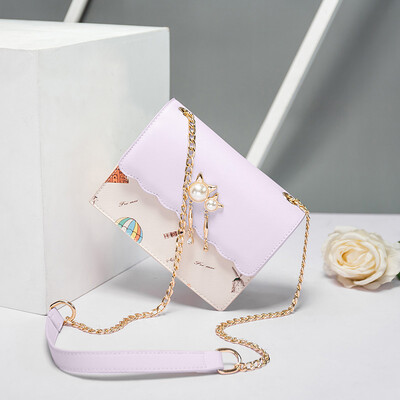 

Summer ins girls tide Korean version of Joker chain shoulder Messenger bag fashion students