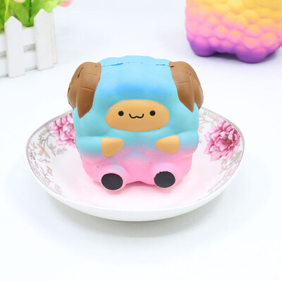 

Tailored Jumbo Sheep Cute Galaxy Rainbow Alpaca Slow Rising Scented Toy Gift