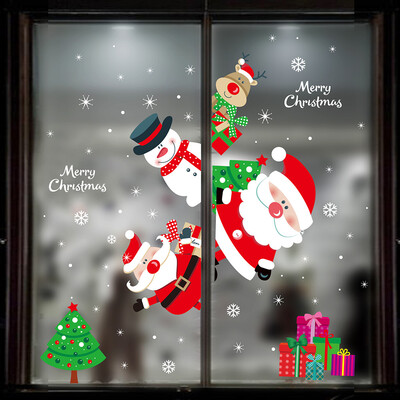 

JPGIF Merry Christmas Window Wall Sticker Decoration Decal Home Decor Xmas