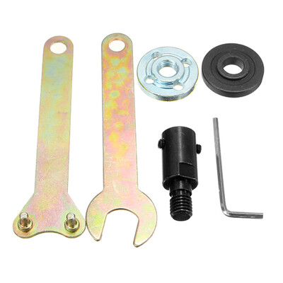 

Drill Angle Grinder Mandrel Adapter Disc Holder Kit Spanner Set M108mm Hole