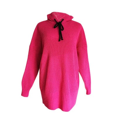 

Knitted Hooded Sweater Long Sleeve Autumn Winter 2018 Warm Oversized Sweaters And Pullovers Loose Casual Shirt Female Clothing